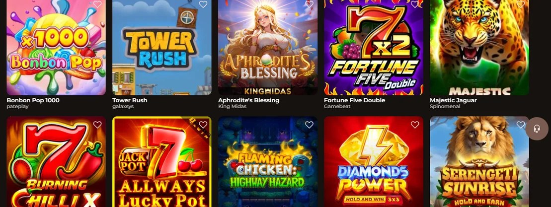 Spin giochi esclusivi